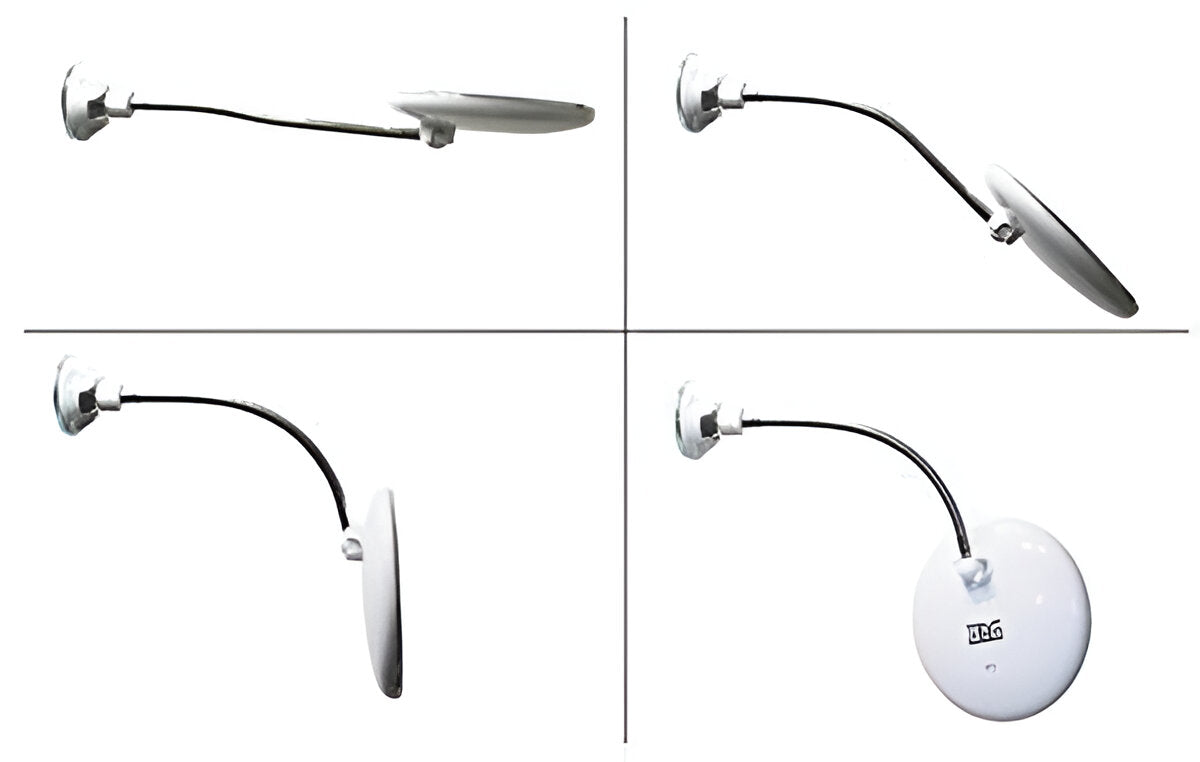 10X LED Magnifying Makeup Mirror on Suction Cup – Lighted Bathroom Vanity Mirror, 360° Rotation, for Makeup, Skincare & Shaving