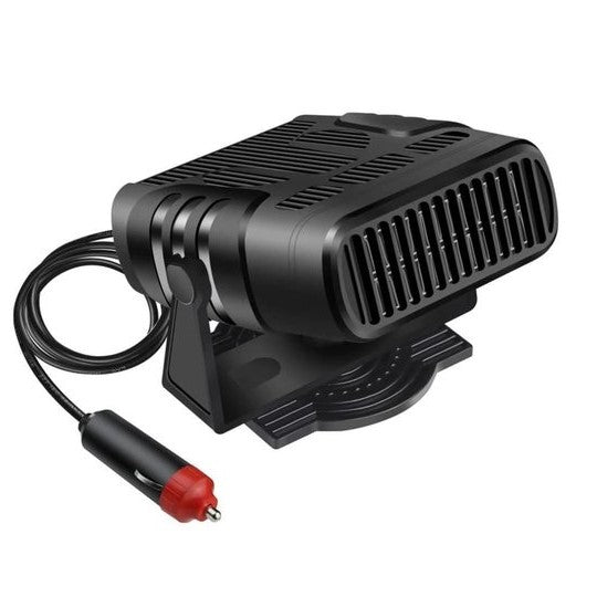 2-Pack 12V Portable Car Heater – Plug-In Automotive Fan Heater & Defroster for Windshield, Fast Cabin Heating for Car, Truck, Van & RV