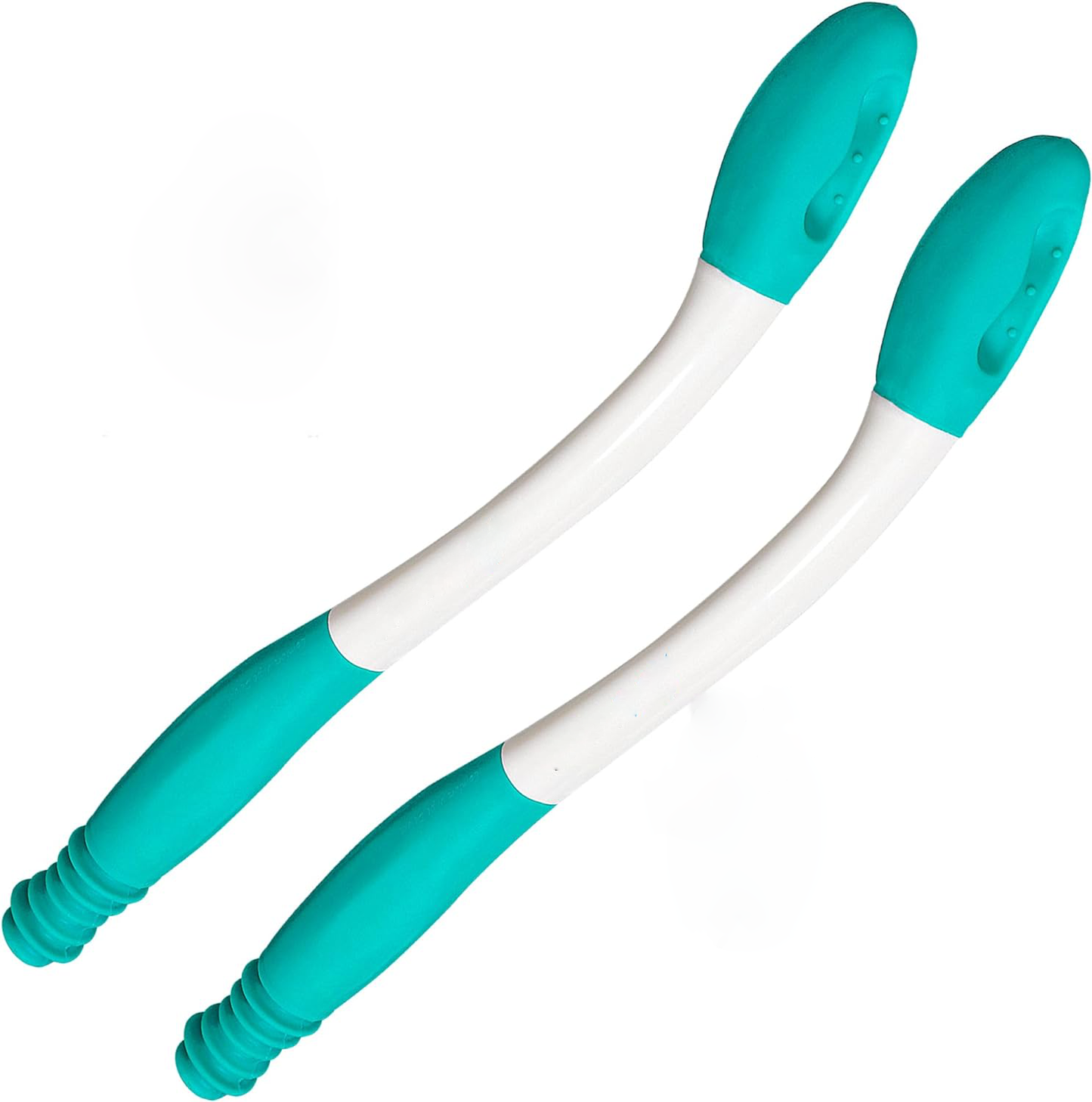 2-Pack Long Reach Wiping Tool – Extendable Bathroom Hygiene Aid with Secure Tissue Gripper, Comfortable Ergonomic Grip Handle