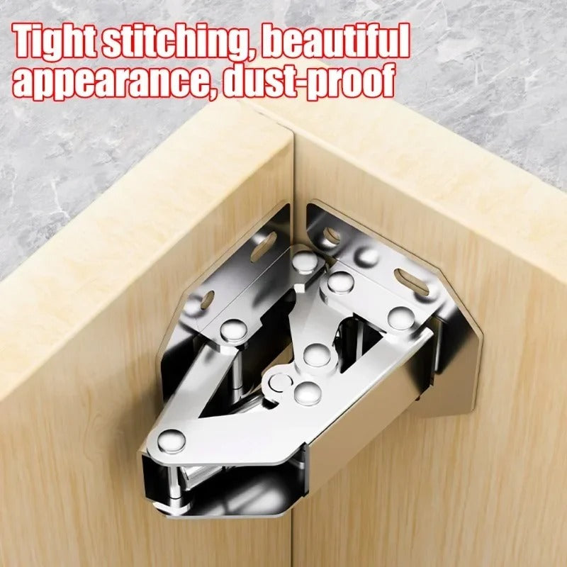 10 PCS Soft Close Cabinet Hinges – Self-Closing Concealed Euro Cup Hinges for Kitchen Cabinets, Cupboard Doors, Furniture