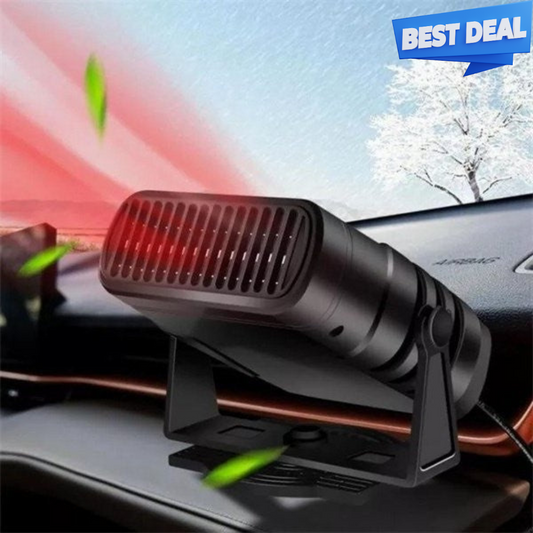3-Pack 12V Portable Car Heaters – Plug-In Automotive Fan Heater & Windshield Defroster, Fast Cabin Heating for Cars, Trucks & RVs, Winter Pack