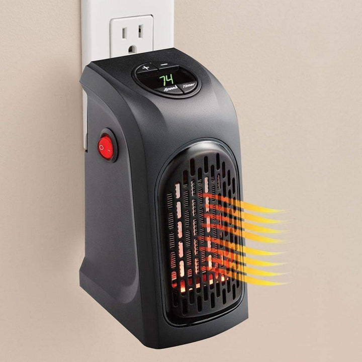 Portable Electric Space Heater 2.0 – 1500W Fast Heating Ceramic Heater with Adjustable Thermostat, Quiet Fan for Bedroom, Office, Home, Winter Warmth