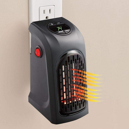 Portable Electric Space Heater 2.0 – 1500W Fast Heating Ceramic Heater with Adjustable Thermostat, Quiet Fan for Bedroom, Office, Home, Winter Warmth