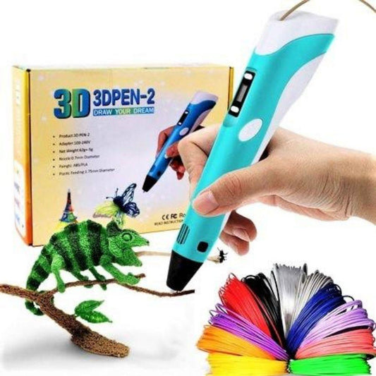 3D Printing Pen for Kids – Creative Drawing Pen with PLA Filament, STEM Art Toy for Children Ages 6+, Low-Temperature Safe Design