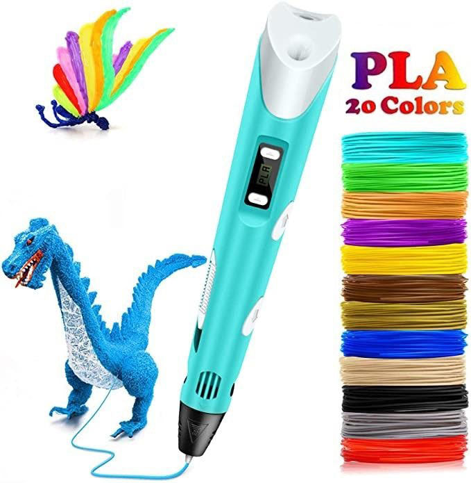 3D Printing Pen for Kids – Creative Drawing Pen with PLA Filament, STEM Art Toy for Children Ages 6+, Low-Temperature Safe Design