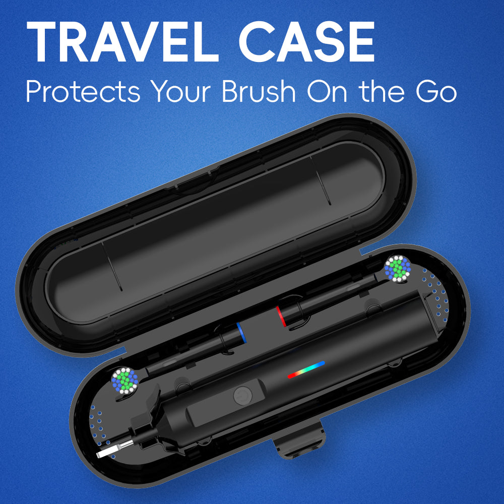 360° Rotating Electric Toothbrush – Oscillating Power Toothbrush with Soft Bristles for Superior Plaque Removal, Whitening & Gum Care