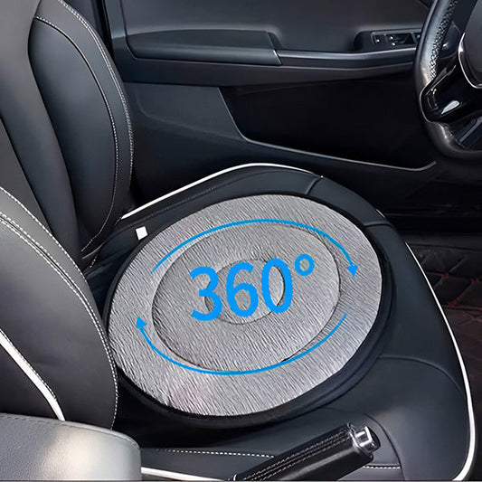 360° Swivel Rotating Seat Cushion – Memory Foam Car & Chair Mobility Aid for Easy Entry/Exit, Elderly, Disabled & Post-Surgery Support