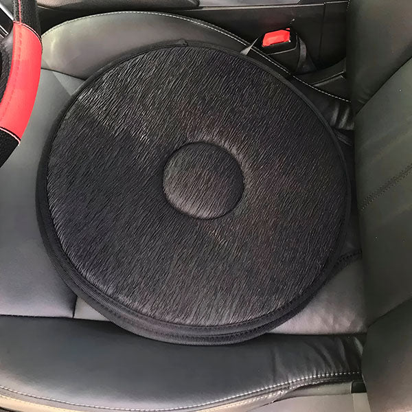 360° Swivel Rotating Seat Cushion – Memory Foam Car & Chair Mobility Aid for Easy Entry/Exit, Elderly, Disabled & Post-Surgery Support