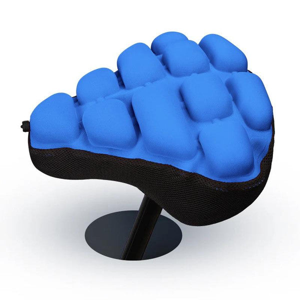 3D Inflatable Bicycle Seat Cushion – Ergonomic Air-Filled Bike Saddle Cover for Road, Mountain & Commuter Bikes, Pressure Relief Cycling Pad, S & M