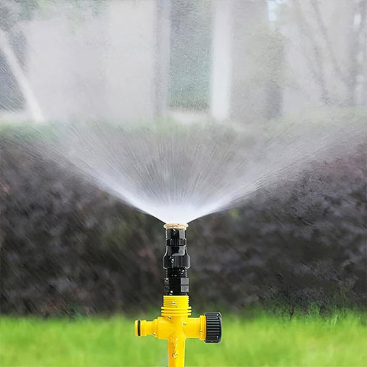 360° Adjustable Garden Sprinkler – Full Circle Lawn & Yard Irrigation Sprinkler Head with Adjustable Spray Patterns for Garden Watering