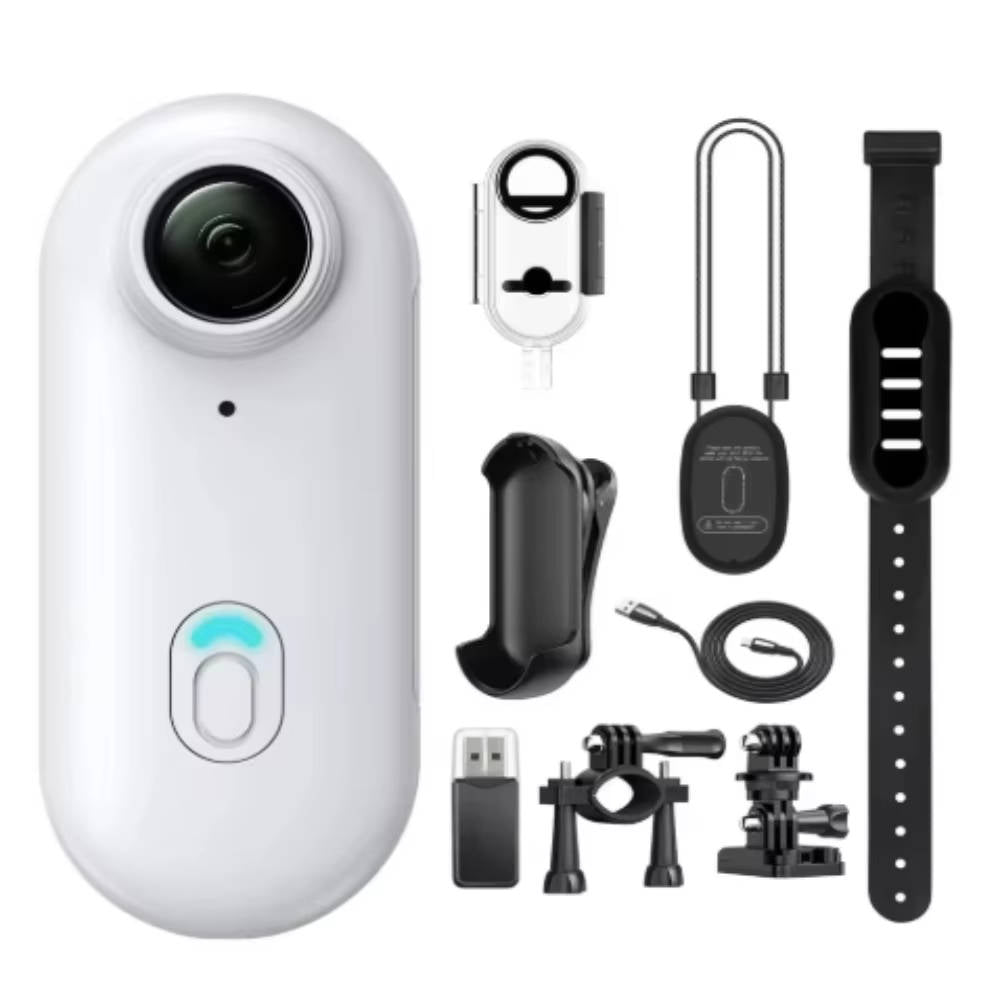 4K 360° Action Camera – Waterproof Panoramic Sports Camera with Wide Angle Lens for Hiking, Cycling, Motorcycling & Vlogging