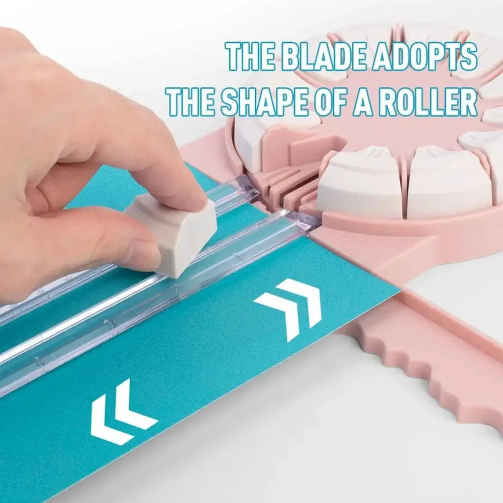 12-in-1 Paper Trimmer Cutter – Precision Craft Cutting Board with Multiple Blade Types for Scrapbooking, Photo Cutting, Gift Wrapping, Card Making