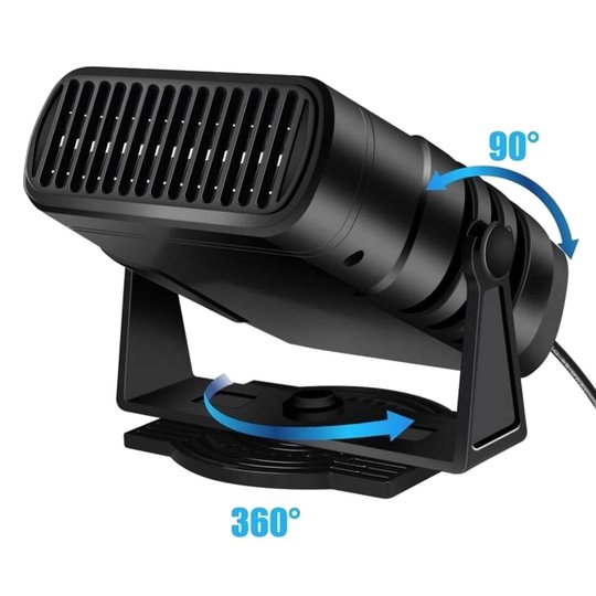 3-Pack 12V Portable Car Heaters – Plug-In Automotive Fan Heater & Windshield Defroster, Fast Cabin Heating for Cars, Trucks & RVs, Winter Pack