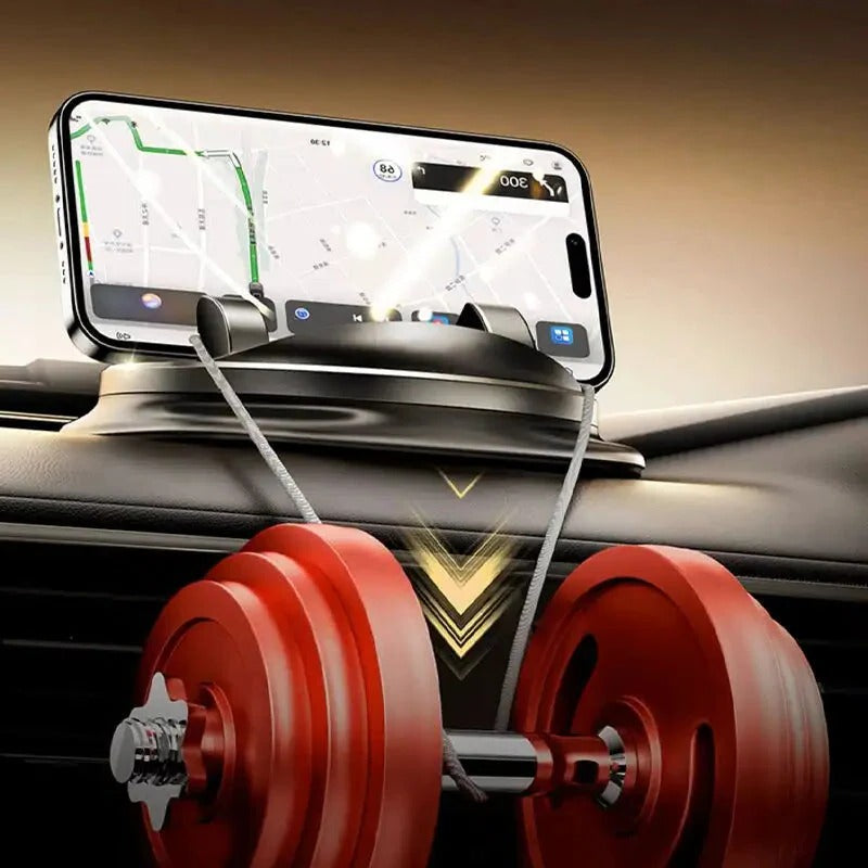 360° Rotating Adjustable Car Phone Holder Mount – Universal Dashboard & Air Vent Smartphone Cradle for GPS Navigation, iPhone & Android