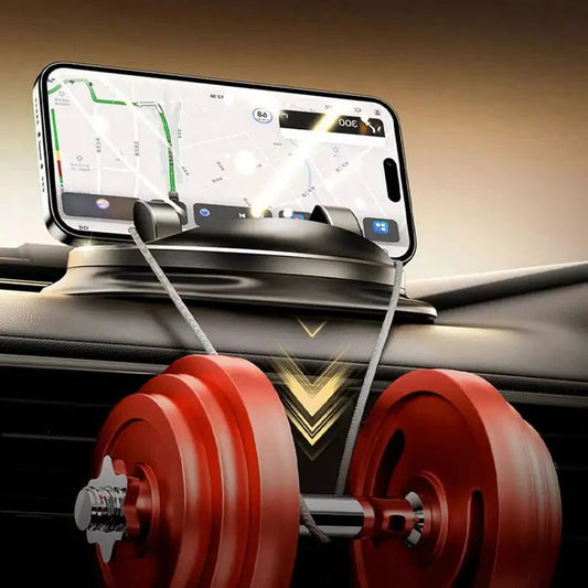 360° Rotating Adjustable Car Phone Holder Mount – Universal Dashboard & Air Vent Smartphone Cradle for GPS Navigation, iPhone & Android