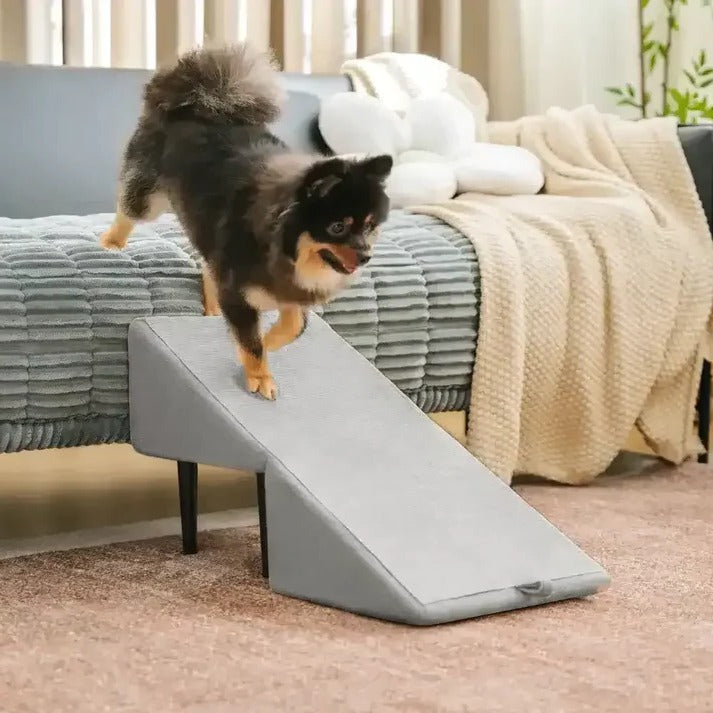2-in-1 Convertible Dog Ramp & Pet Stairs – Foldable Dog Step Ladder for Bed, Sofa & Car, for Small to Large Dogs & Cats, Orthopedic Joint Support
