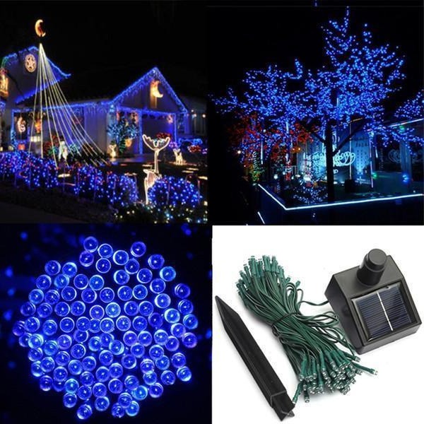 17-Meter 100 LED Solar Fairy String Lights – Waterproof Outdoor Solar Powered Twinkle Lights for Garden, Patio, Trees, Wedding, Christmas Decor