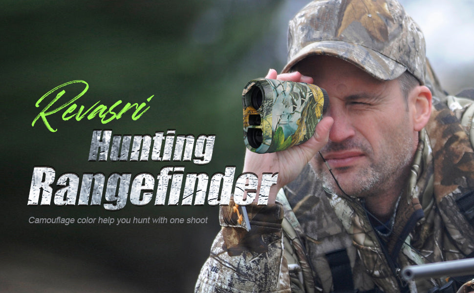 1000 Yard Hunting Laser Range Finder – Waterproof Golf & Archery Rangefinder with Slope Compensation, 6X Magnification, Fast Focus