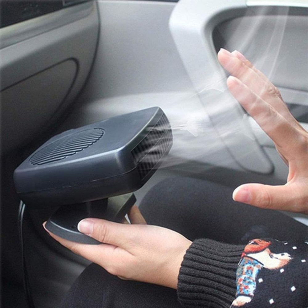 12V Car Heater Fan 150W/300W – Portable Ceramic Windshield Defroster, Fast Cabin Heating & Defrosting for Cars, Trucks, RVs, Winter Driving