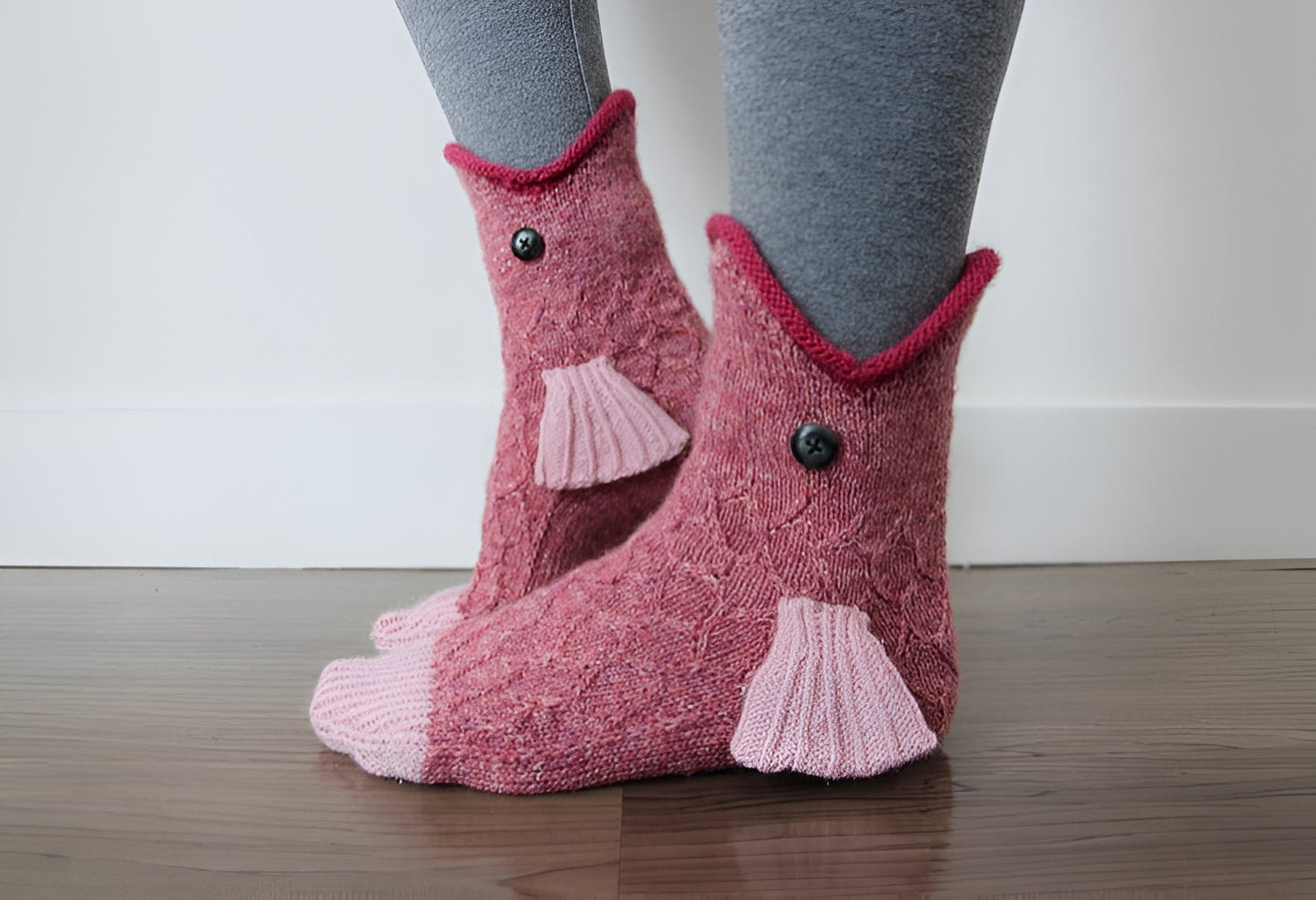 3D Knitted Animal Socks – Funny Novelty Crocodile, Shark & Chameleon Socks for Kids & Adults, Cute Gift Idea for Animal Lovers
